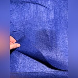 Vibrant Blue Felt Fabric Roll